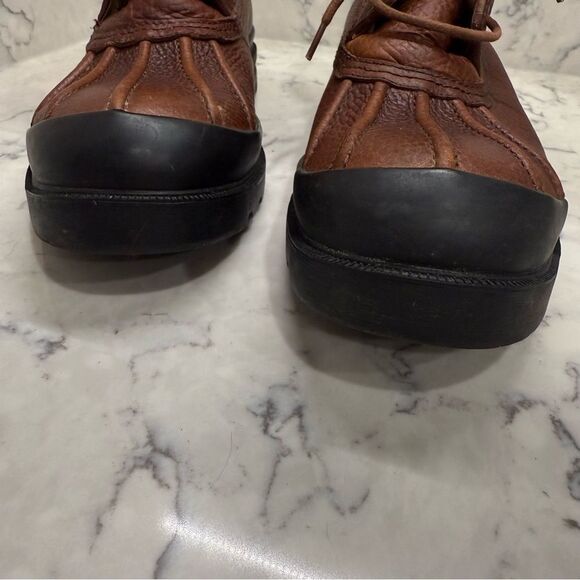 Polo by Ralph Lauren Udal Men's Brown leather and Black duck Boots - Picture 12 of 12